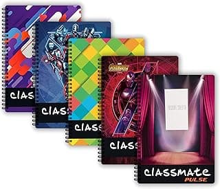 PULSE Classmate Notebook - 240 X 180, 200 pages, Single Line, Spiral binding (2005011)