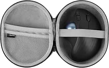 GEEKRIA Shield Mouse Case Compatible with Logitech MX Master 3/3S/2S/Ergo/M570/ERGO M575/G602/G604Mouse, Hard Shell Travel Carrying Bag with Cable Sto...
