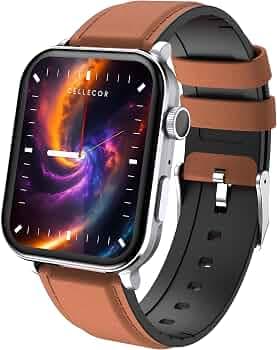 CELLECOR M9 Pro Blaze, 2.01" Amoled Display with Rotating Crown, Voice Assistance, Advanced Chipset, BT Calling, Fast Charge, 100+ Sports Mode & Watch...