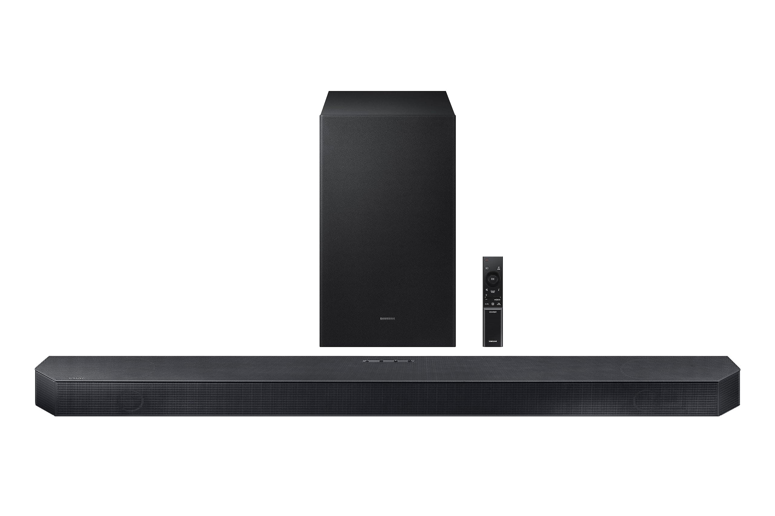 Samsung 400 W True 5.1.2ch Soundbar with Wireless Dolby Atmos | Q-Symphony | Center, Up-Firing & Side-Firing Speakers | Alexa | Wi-Fi | HDMI eARC | Op...