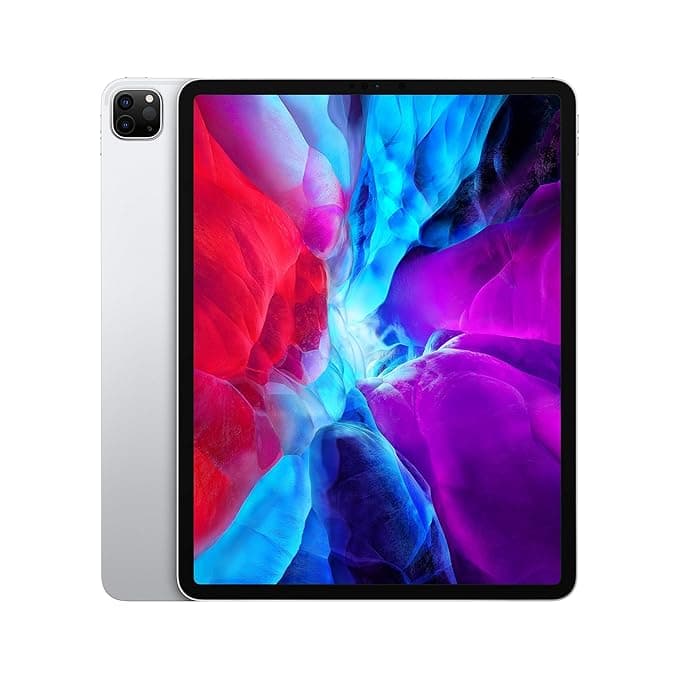 2020 Apple iPad Pro with A12Z Bionic chip (12.9-inch/32.77 cm, Wi-Fi, 256GB) - Silver (4th Generation)