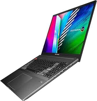 ASUS VivoBook Pro 16X OLED Slim Laptop, 16" WQUXGA 16:10 Display, AMD Ryzen 7 5800H CPU, NVIDIA GeForce RTX 3050 Ti, 16GB RAM, 1TB SSD, Windows 11 Hom...
