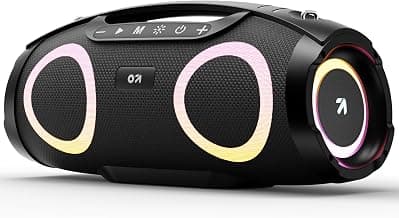 GOBOULT Bassbox Q60 Bluetooth Speaker with 60 Watt BoomX Audio, Up to 14Hrs Playtime, Type-C Charging, AUX/TF Card/USB & B...