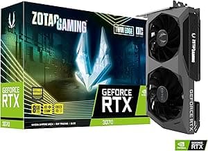 ZOTAC Gaming GeForce RTX 3070 Twin Edge OC Low Hash Rate 8GB GDDR6 256-bit 14 Gbps PCIE 4.0 Gaming Graphics Card, IceStorm 2.0 Advanced Cooling, White