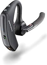 Poly by Plantronics - Voyager 5200 (Poly) - Bluetooth Over-The-Ear (Monaural) Headset - Compatible to Connect to Cell Phones - Noise Canceling, (Charg