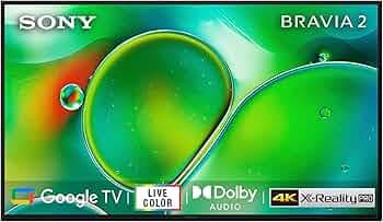 Sony BRAVIA 2 Series 126 cm (50 inches) 4K Ultra HD Smart LED Google TV K-50S20 (Black)