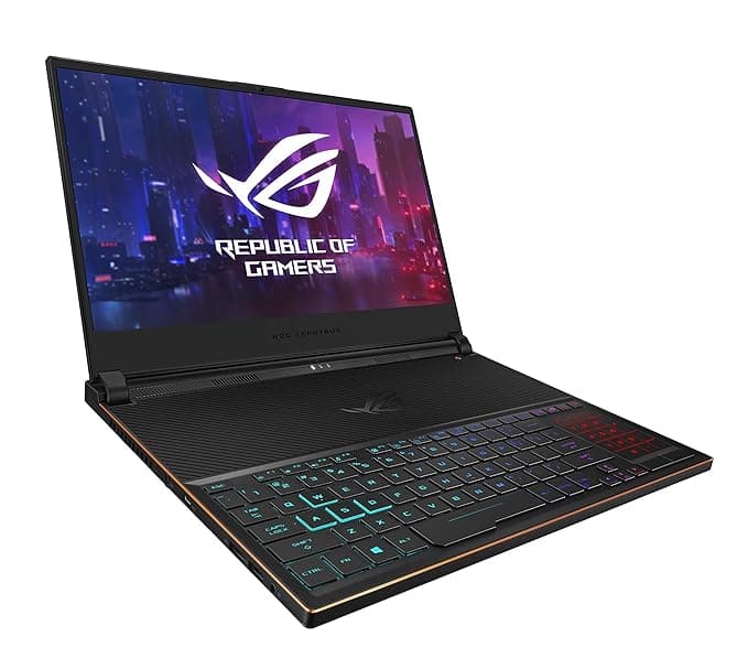 ASUS ROG Zephyrus S Ultra Slim Gaming Laptop, 15.6" 144Hz IPS-Type Full HD, GeForce RTX 2080, Intel Core i7-8750H CPU, 16GB DDR4, 512GB PCIe Nvme SSD,