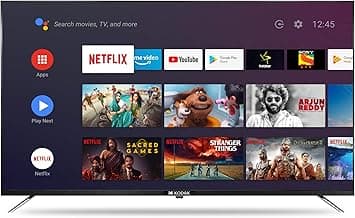 Kodak 108 cm (43 inches) 4K Ultra HD Smart LED TV 43CA2022 (Black) (2021 Model) | With Dolby Digital Plus & DTS Tru Surround