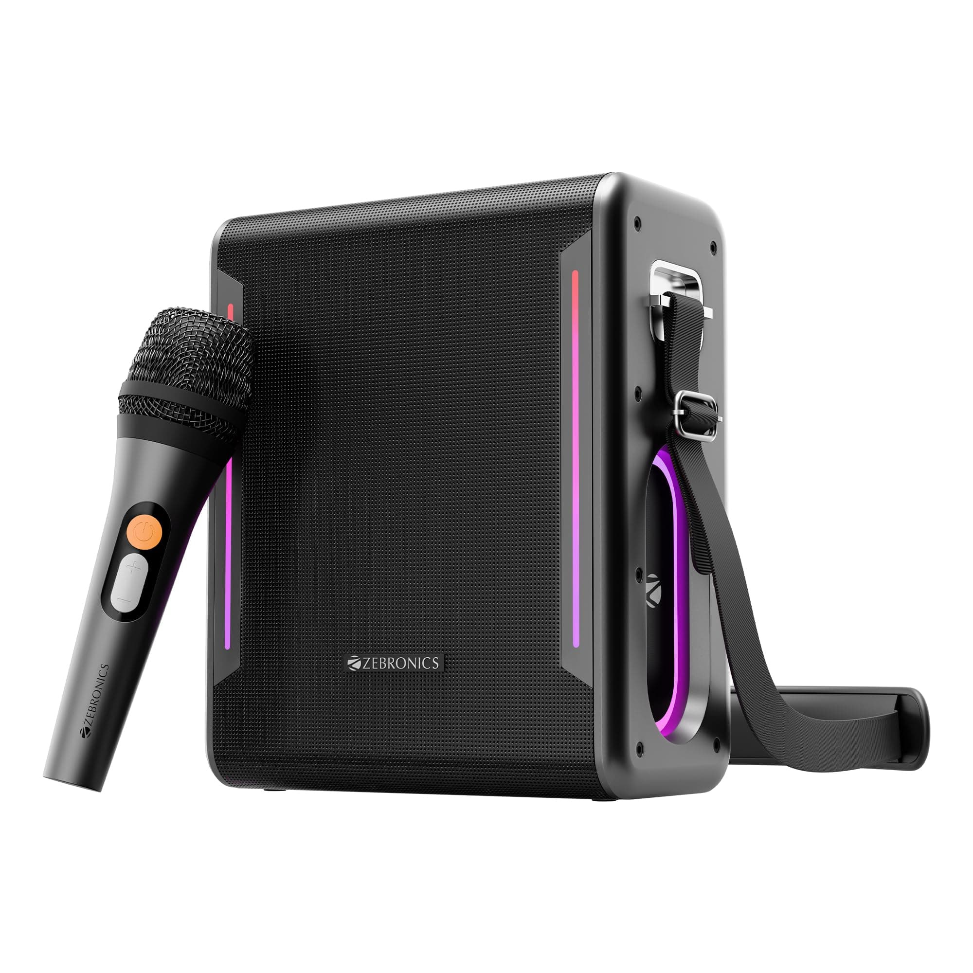 ZEBRONICS Axon 150 Portable Bluetooth Speaker, 100W RMS, Built-in Power Bank, Zeb AcoustiMax DSP, Dual Passive Radiators, Up to 7h Playback, RGB Light...