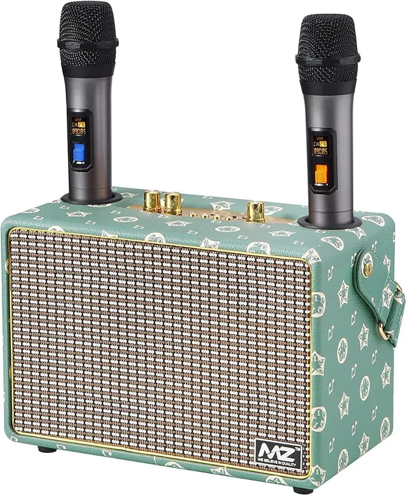 Hari Enterprises MZ M435SP (Portable Bluetooth Speaker) Dynamic Thunder Sound with 2 Wireless mics 40 W Bluetooth Party Speaker (Stereo Channel)