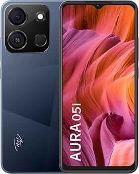 itel Aura 05i (2GB RAM + 32GB ROM, Upto 4GB RAM with Memory Fusion | Type C Fast Charging | 6.6" HD+ Display)- Nebula Black