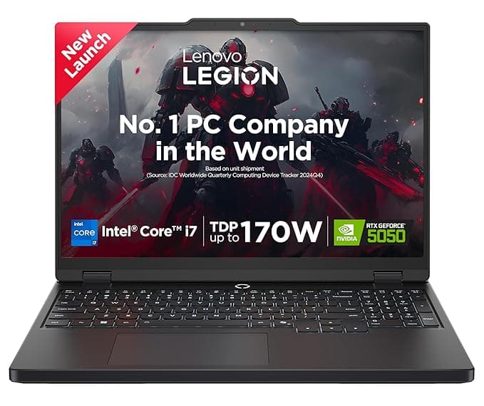 Lenovo Legion 5 2025 Intel Core i7-13650HX | NVIDIA RTX 5050 8GB (16GB RAM/512GB SSD/WUXGA IPS/165Hz/15.3" (38.8cm)/Windows 11 2 Year Onsite Warranty + Accidental Damage Protection