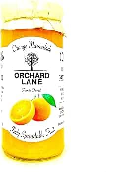 Orchard Lane Orange Marmalade Jam with 80% orange content, No Preservatives or chemicals, 280 grams- Low Sugar