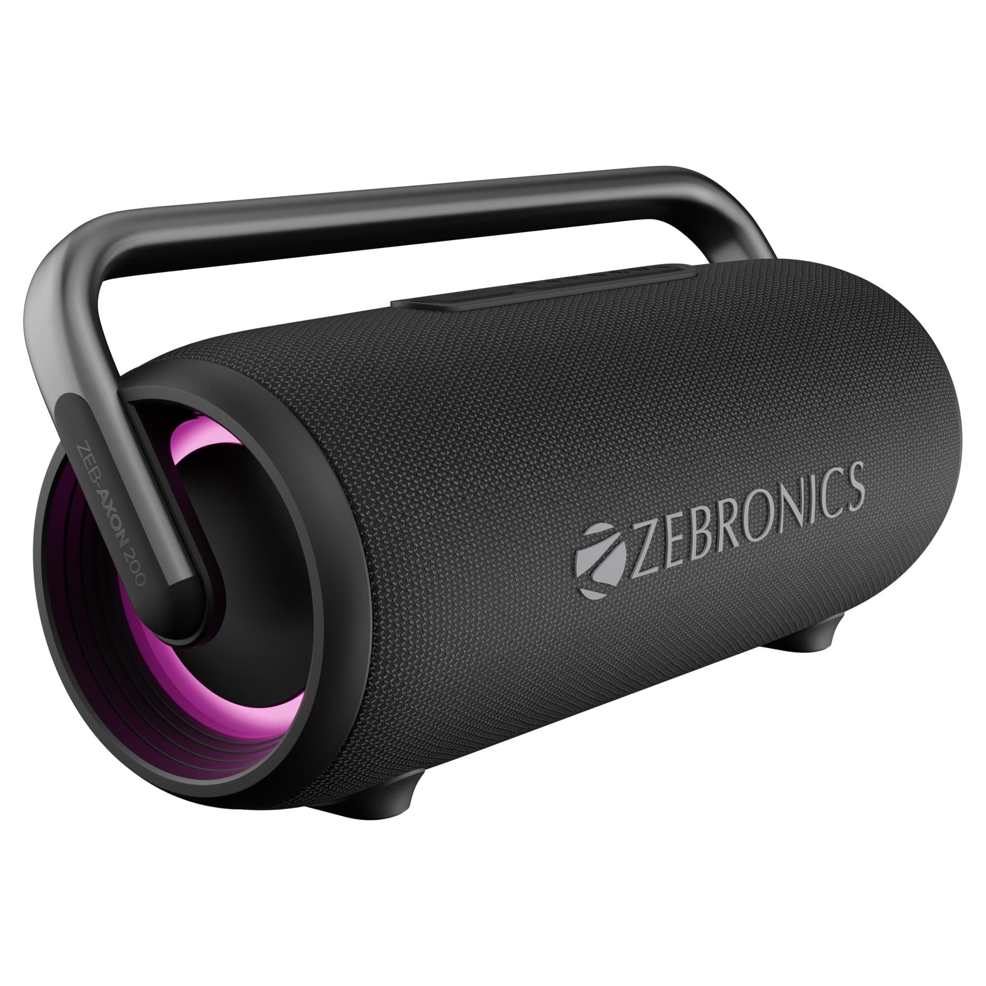 ZEBRONICS AXON 200 Portable Party Bluetooth Speaker, 180W RMS, 5 Drivers + 2 Passive Radiators, Z-Sync Mode, IPX6, Upto 10 Hours Playback, Rapid Charg...