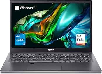 Acer Aspire 5 13th Gen Intel Core i5-1335U Processor Laptop (16 GB RAM/512 GB SSD/Windows 11 Home) A515-58M 15.6" Full HD IPS 45% NTSC Display, Steel ...
