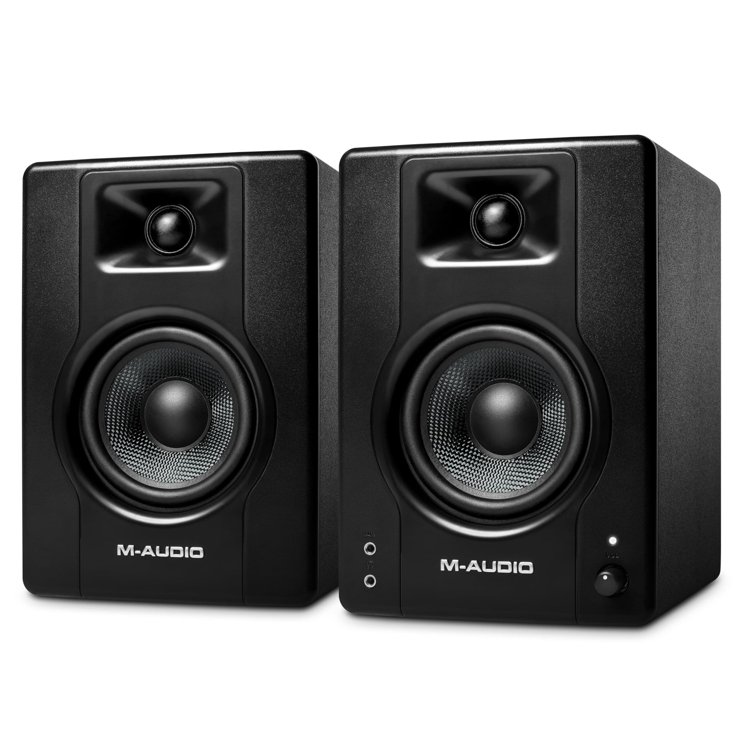 M-Audio BX4 - 120-Watt Powered Studio Monitors / Desktop Computer Speakers for Music Production, Gaming, Live Streaming, and Podcasting (Pair) Studio