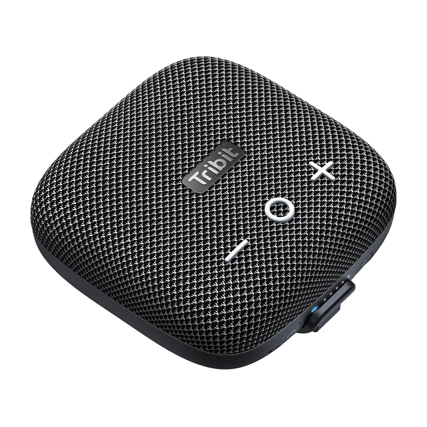 Tribit StormBox Micro 2 Portable Speaker: 90dB Loud Sound Deep Bass IP67 Waterproof Small Speaker Built-in Strap, 12H Playtime Long Battery Powerbank for Outdoor Camping Biking, 120ft Bluetooth Range