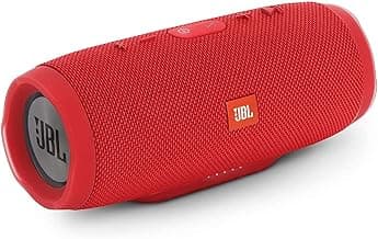 JBL Charge 3 JBLCHARGE3REDEU Powerful Portable Speaker with Built-in Powerbank (Red)