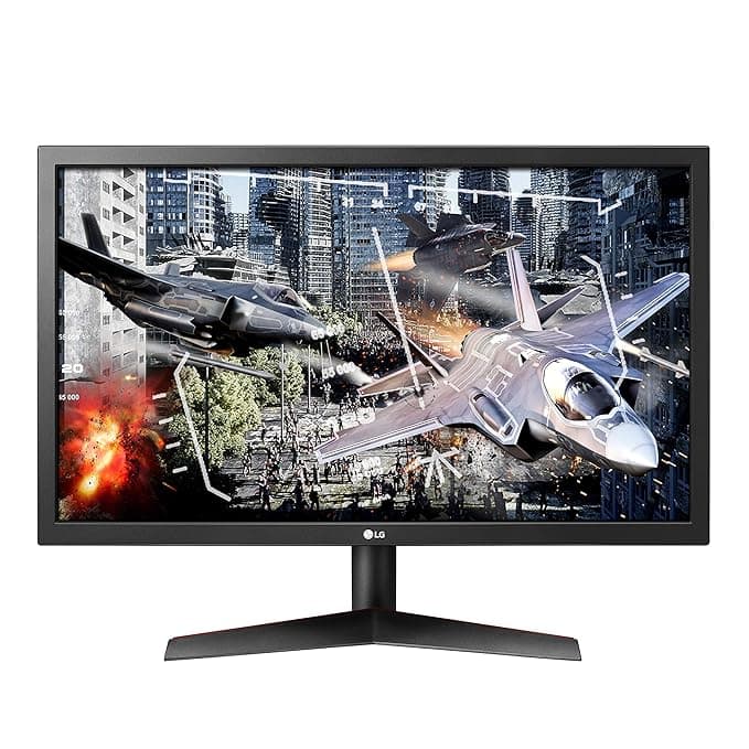 LG Ultragear 24GL600F-B 24 Inch Full HD Gaming Monitor with Radeon FreeSync Technology, 144Hz Refresh Rate, 1ms Response Time (2019) - Black
