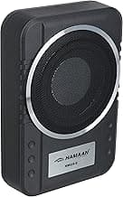 Hamaan (HMUS-8) 8-inch 500W RMS Compact Underseat Active Subwoofer with Wireless Remote (Black)