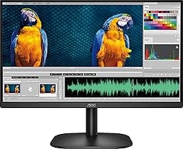 AOC 22B2H 21.5" Ultra Slim Monitor which is 3 Sided Frameless with VA Panel HDMI/VGA Port, Full HD, Free-Sync, 6.5 Ms Response Time, 75Hz Refresh Rate