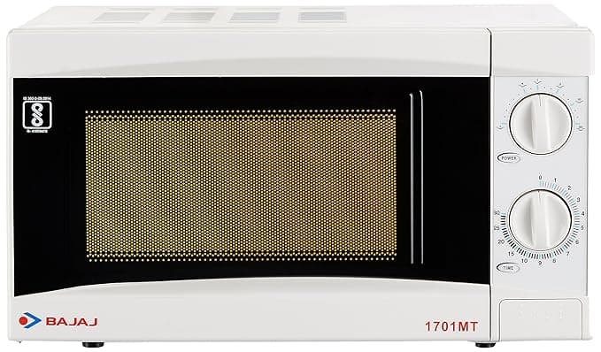 (Renewed) Bajaj 17 L Solo Microwave Oven (1701 MT, White) Microwave Ovens