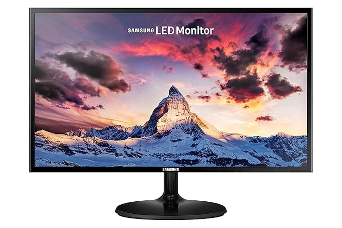 Samsung 23.5 inch (59.8 cm) LED Backlit Computer Monitor - Full HD, Super Slim AH-IPS Panel - LS24F352FHWXXL (Not a TV)
