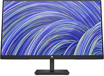 HP V24i G5 FHD Monitor, 23.8 Inch(60.5 cm) 1920 X 1200 Pixels 3 Side Micro Bezel, Full Hd, 60 Hz, IPS Panel with Vga, Hdmi Ports Display, TUV certifie...
