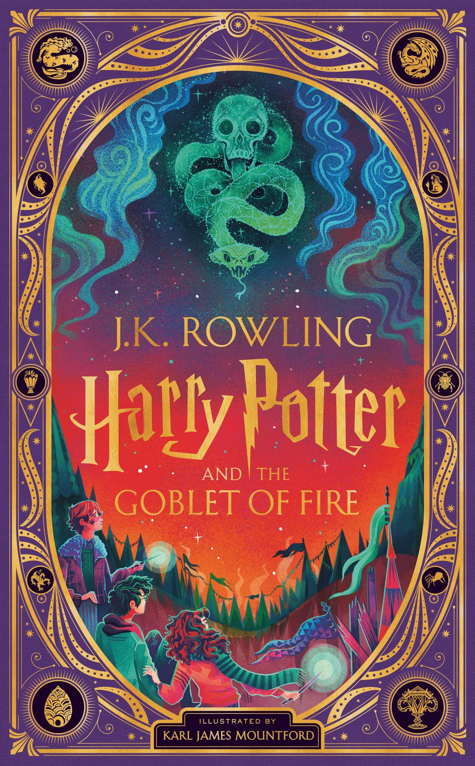 Harry Potter and the Goblet of Fire (Interactive Illustrated Edition): A sumptuously illustrated gift book with magical interactive surprises