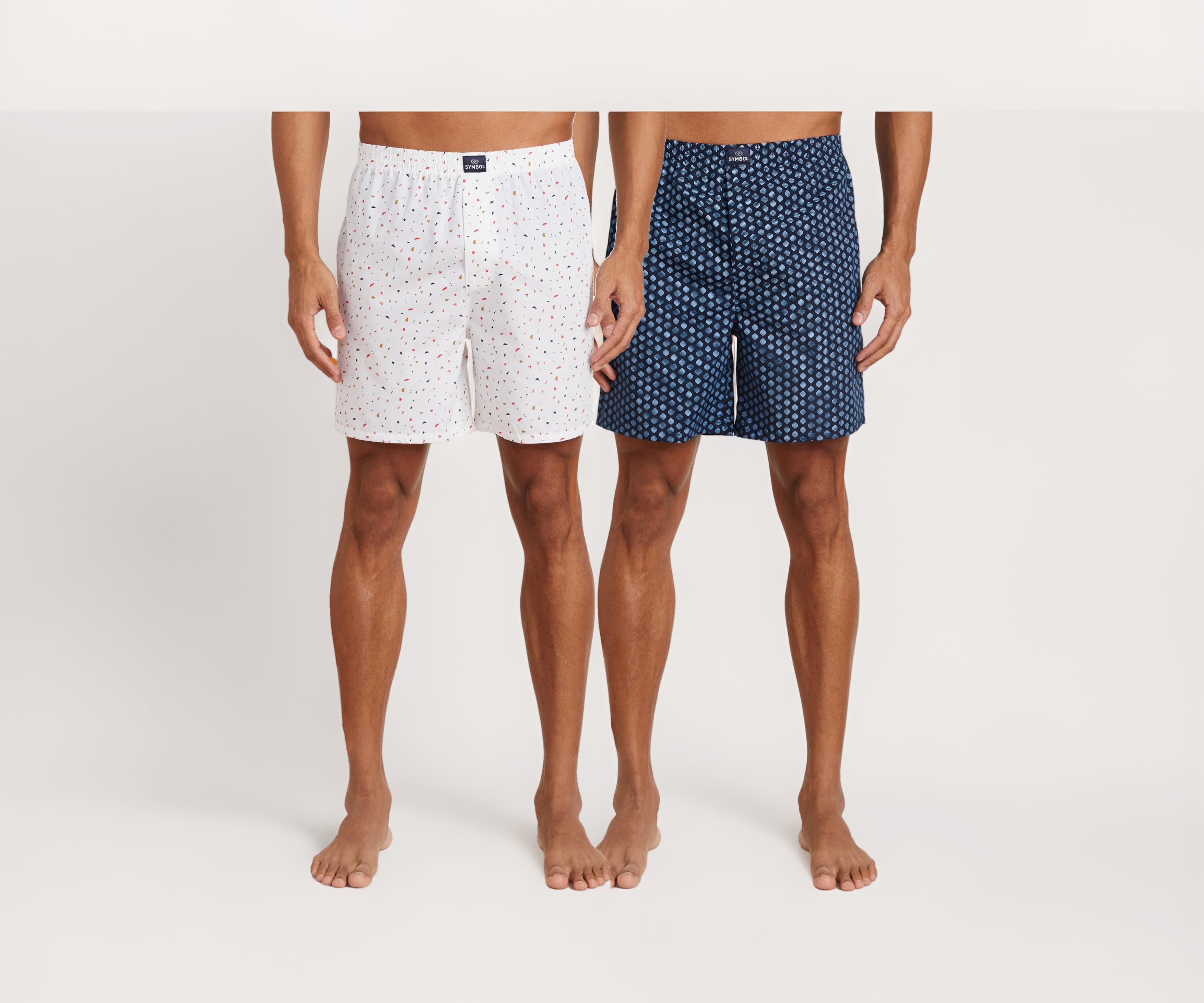 Amazon Brand - Symbol Men Boxer Shorts (Color & Print May Vary)