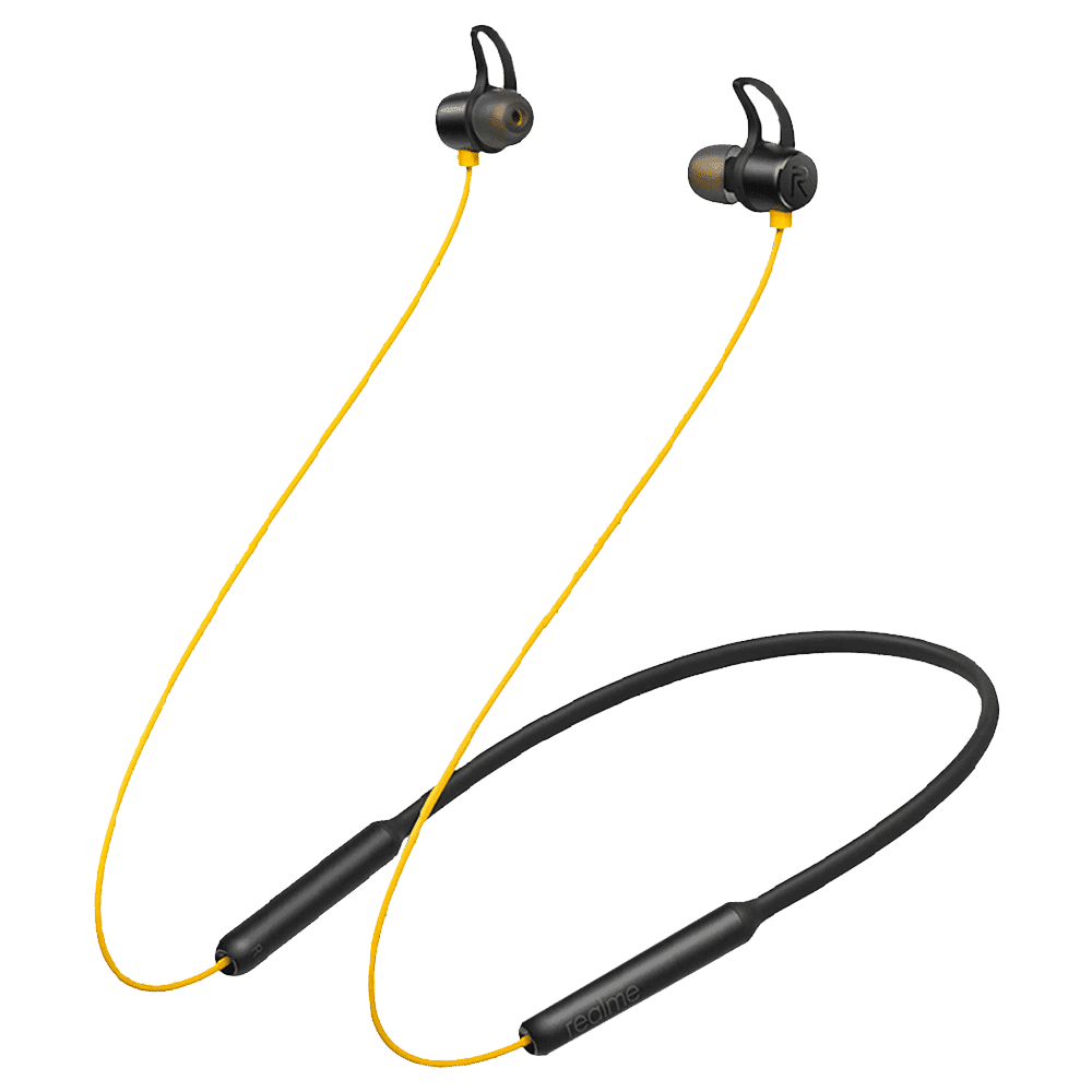 Buy Realme Buds Bluetooth Earphones (ACCFHGZFS7GB9CVM, Yellow) online - Croma