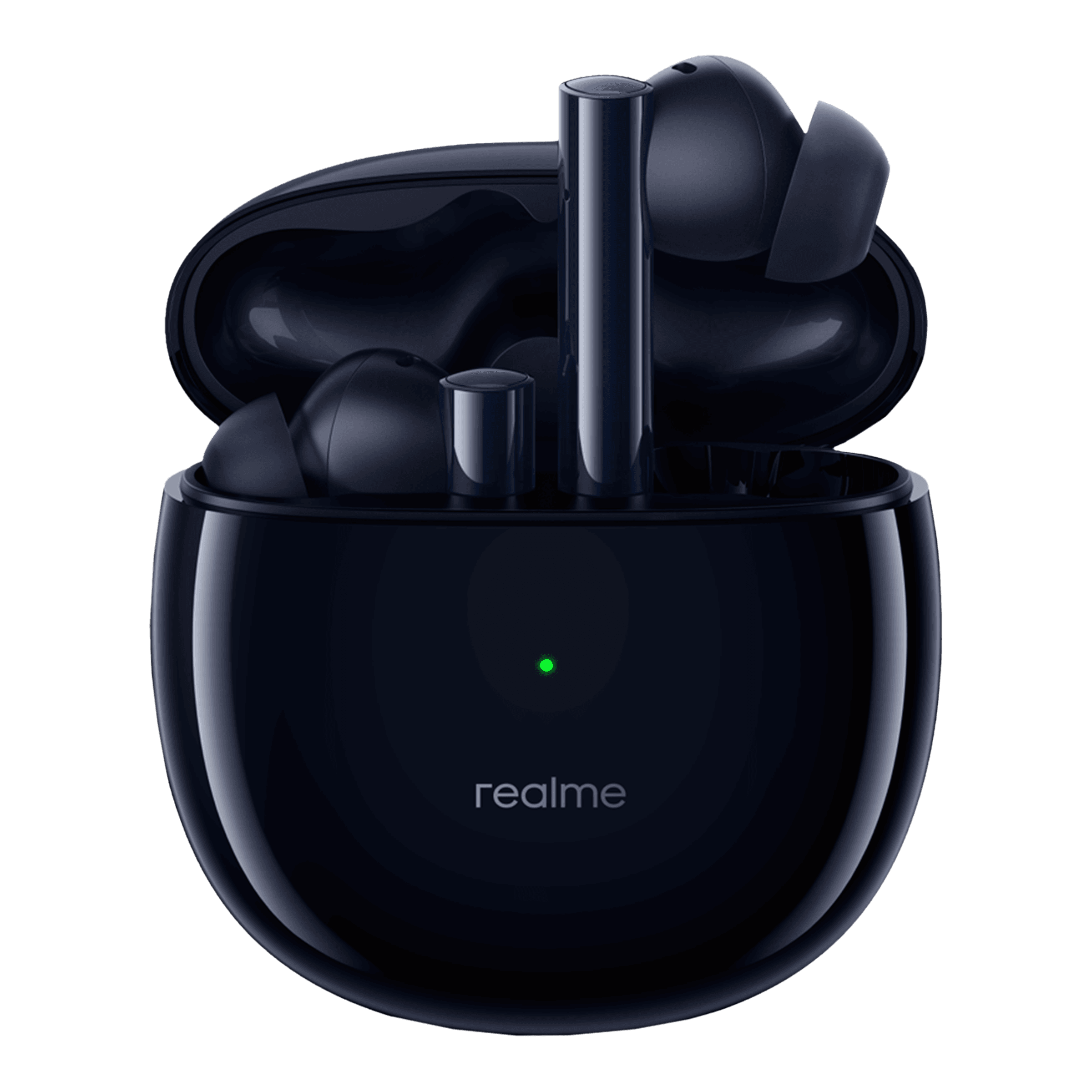Realme Buds Air 2 RMA2003 In-Ear Active Noise Cancellation Truly Wireless Earbuds with Mic (Bluetooth 5.2, Smart Detection Sensor, Closer Black)