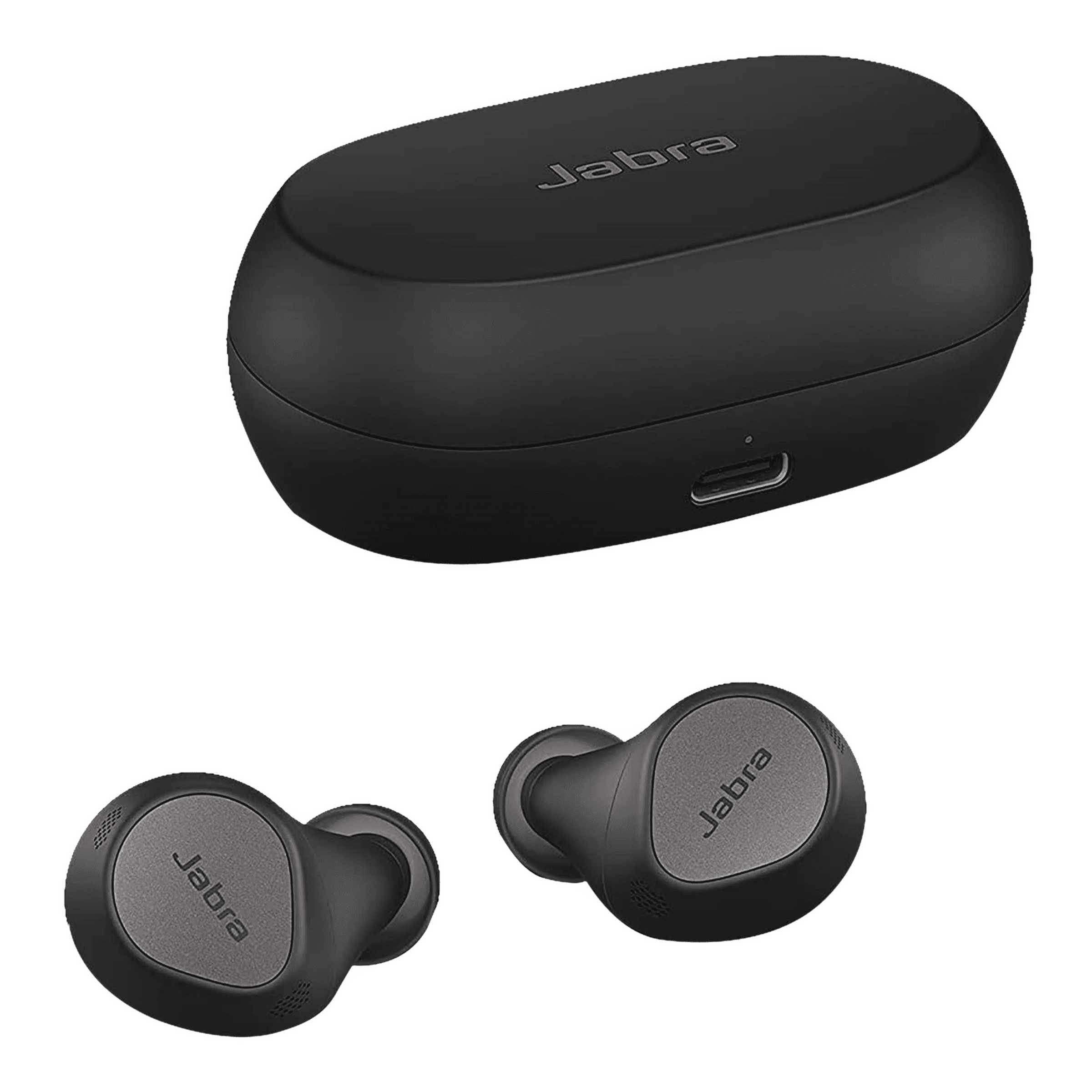 Jabra Elite 7 Pro 100-99172001-40 TWS Earbuds with Active Noise Cancellation (IP57 Water, Sweat & Dustproof, 30 Hours Playback, Titanium Black)