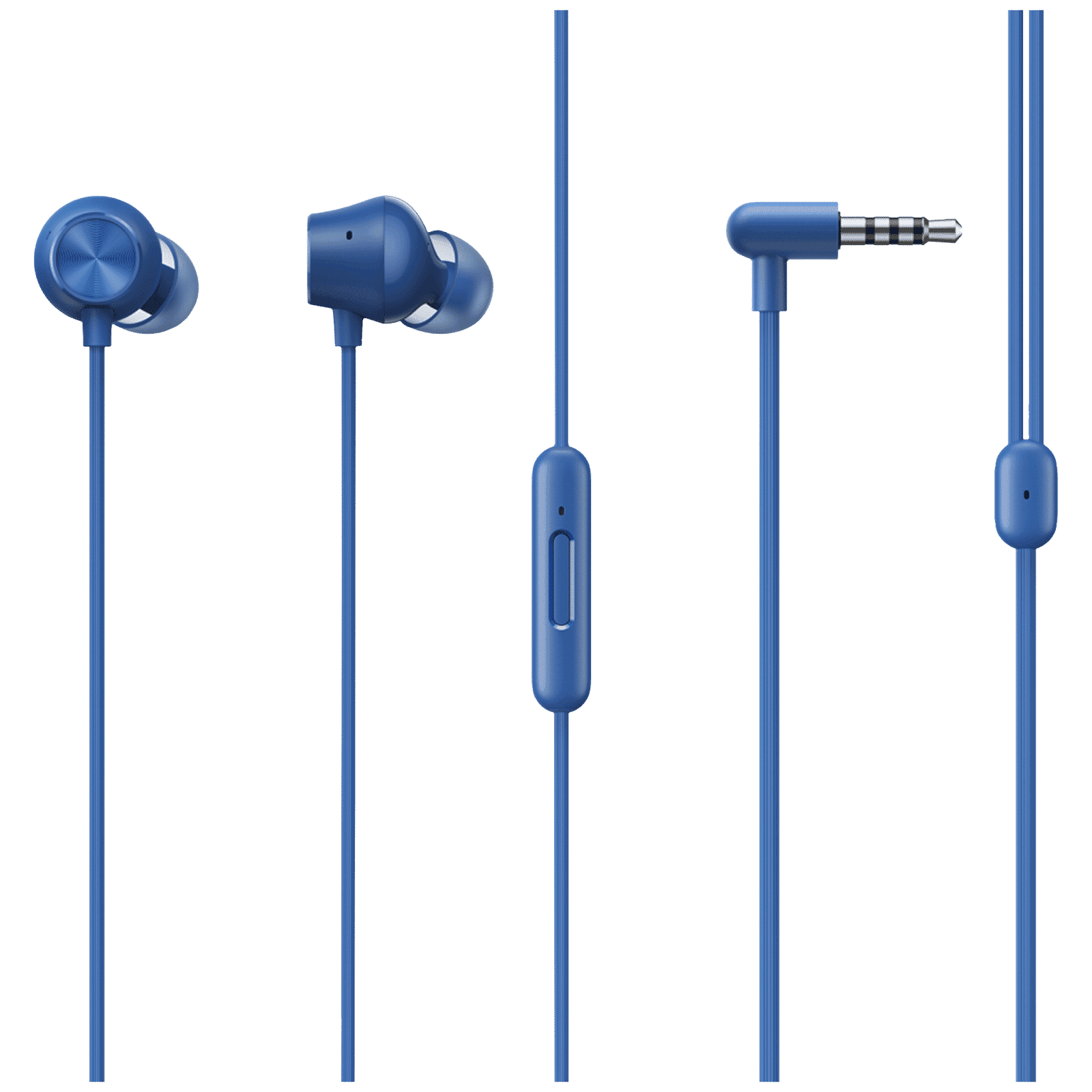 Realme Buds 2 Neo RMA2016 In-Ear Wired Earphone with Mic (Bass Boost, Blue)