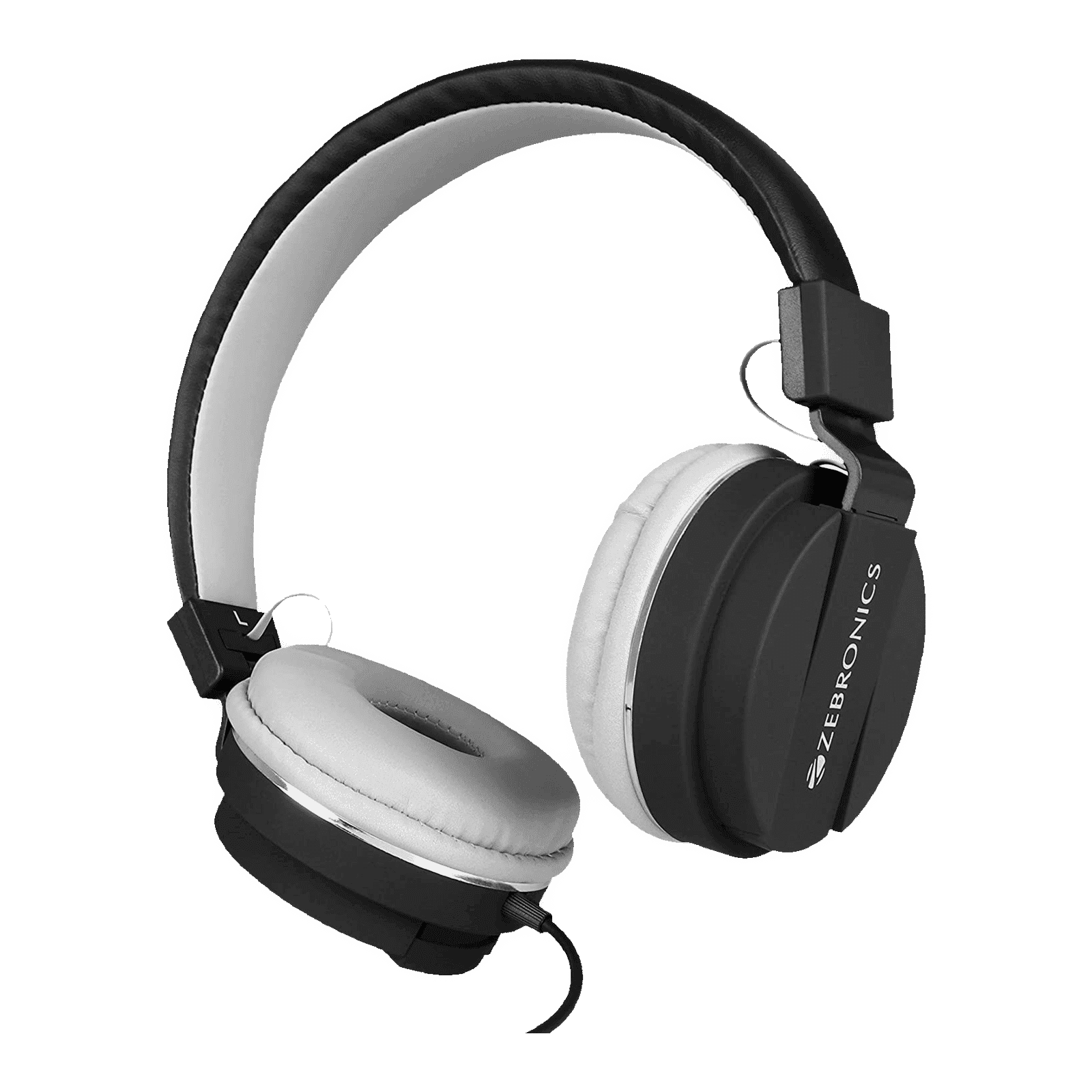 Zebronics ZEB-STORM On-Ear Wired Headphone with Mic (Monstrous Bass, Blue)