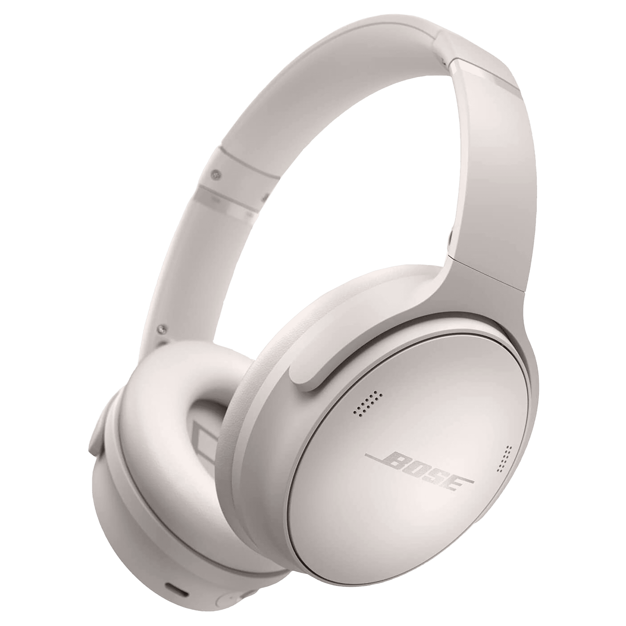 Bose QuietComfort 45 Bluetooth Headset with Mic (24 Hours Playtime, Over Ear, White Smoke)