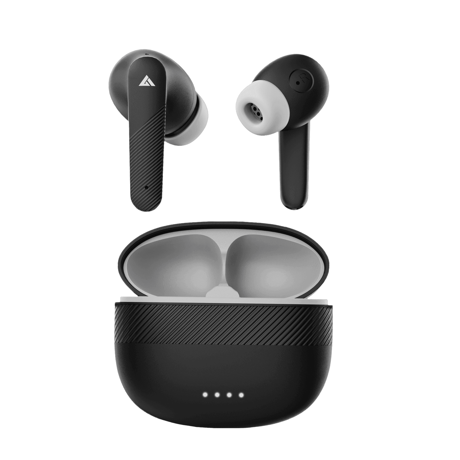 BOULT AUDIO X60 TWS Earbuds with Active Noise Cancellation (IPX5 Water Resistant, Zen Quad Mic, Black)