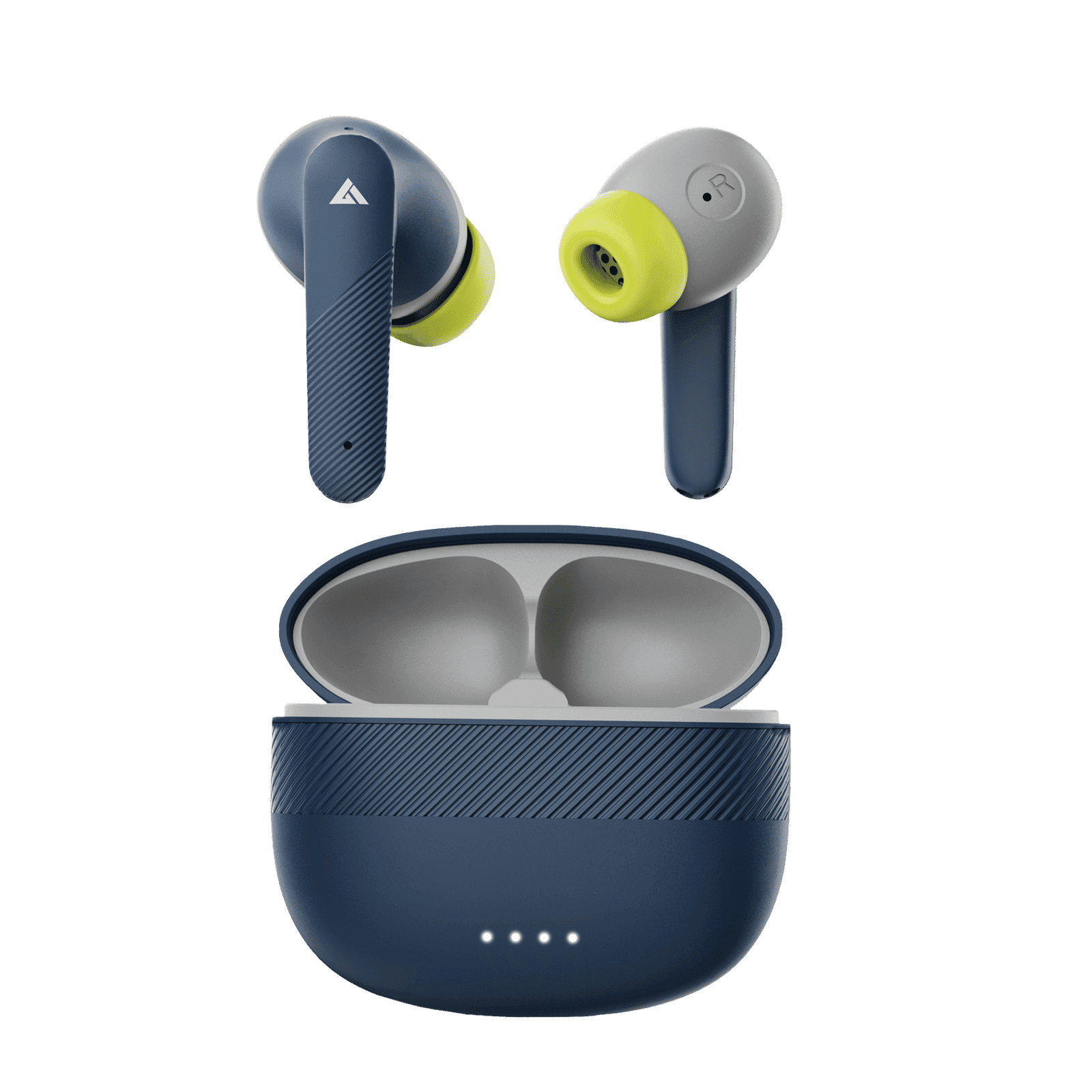 Boult Audio X60 TWS Earbuds with Active Noise Cancellation (IPX5 Water Resistant, Zen Quad Mic, Blue)