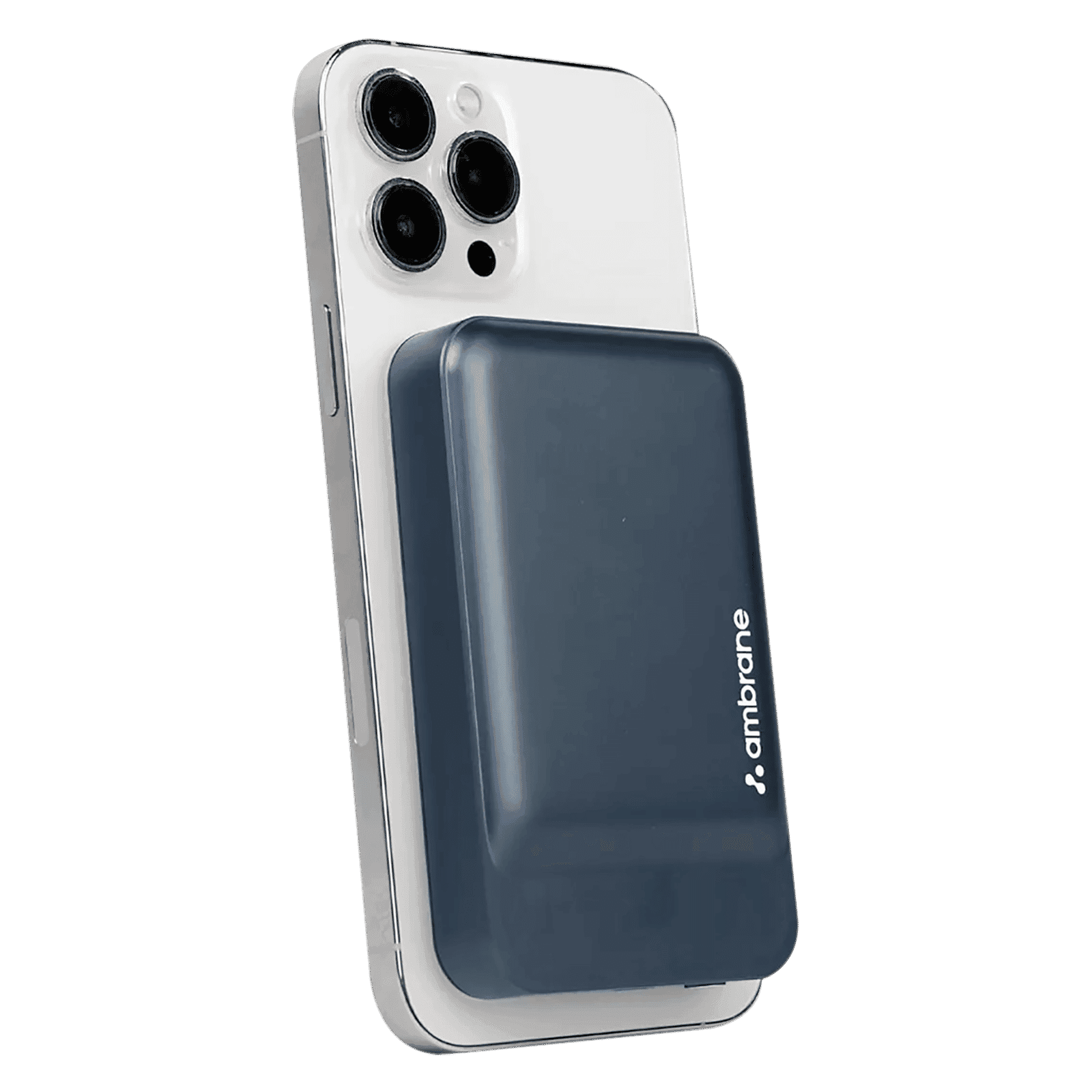 ambrane Aerosync PB 12 10000 mAh 22.5W Fast Charging Power Bank (1 Type A Port, 1 Type C Port, Rubberized Coating, Wireless Charging, Blue)
