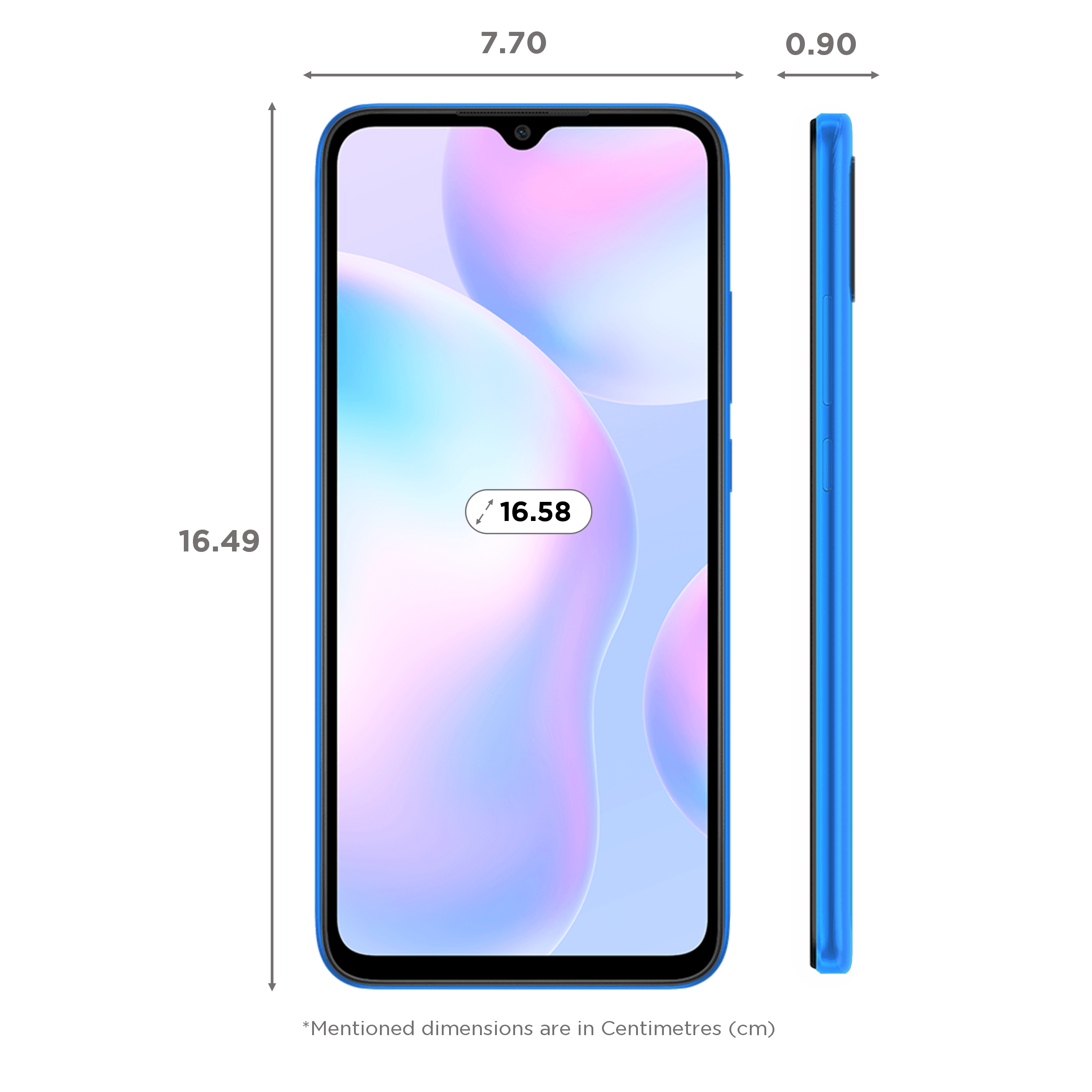 Redmi 9A (2GB RAM, 32GB, Sea Blue)