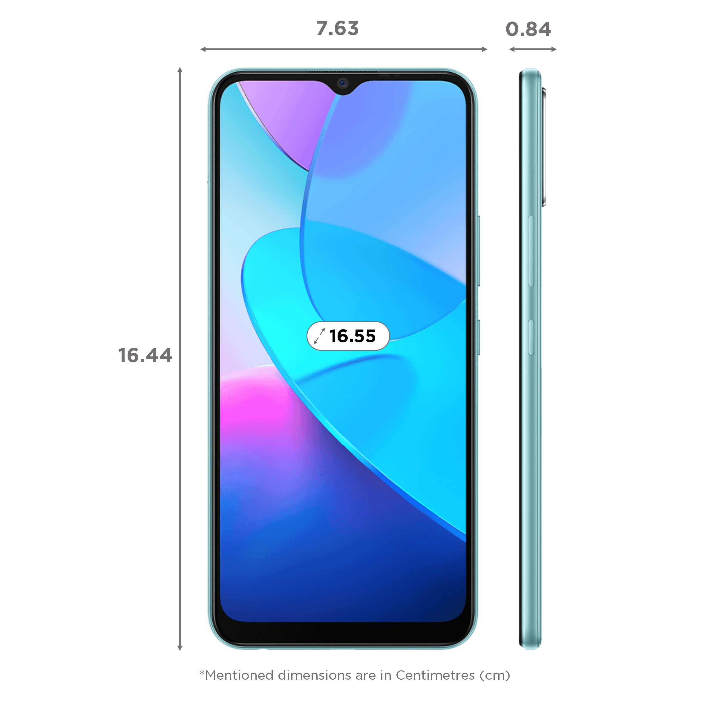 vivo Y3s (2GB RAM, 32GB, Pearl White)