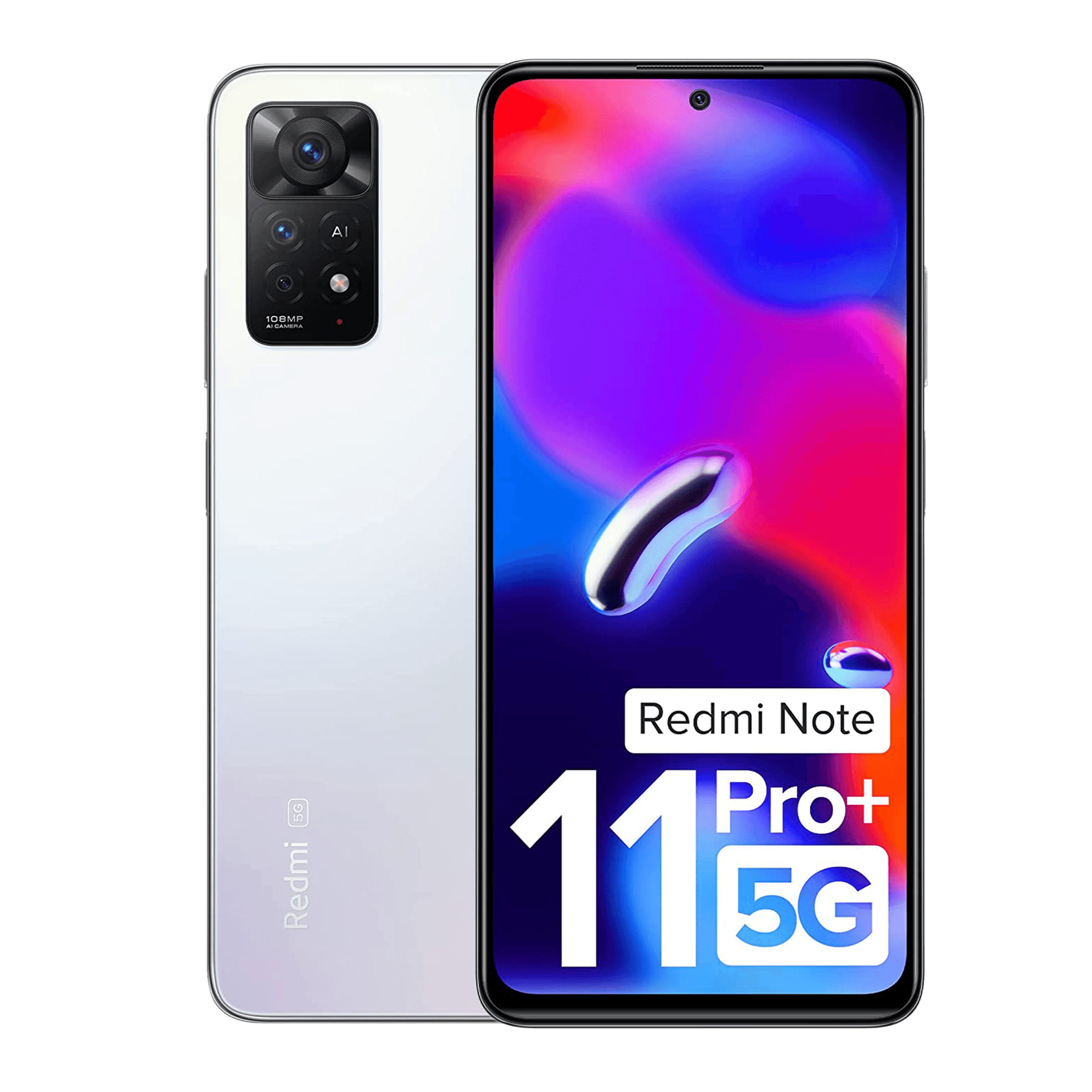 Redmi Note 11 Pro+ 5G (256GB ROM, 8GB RAM, MZB0BC5IN, Phantom White)