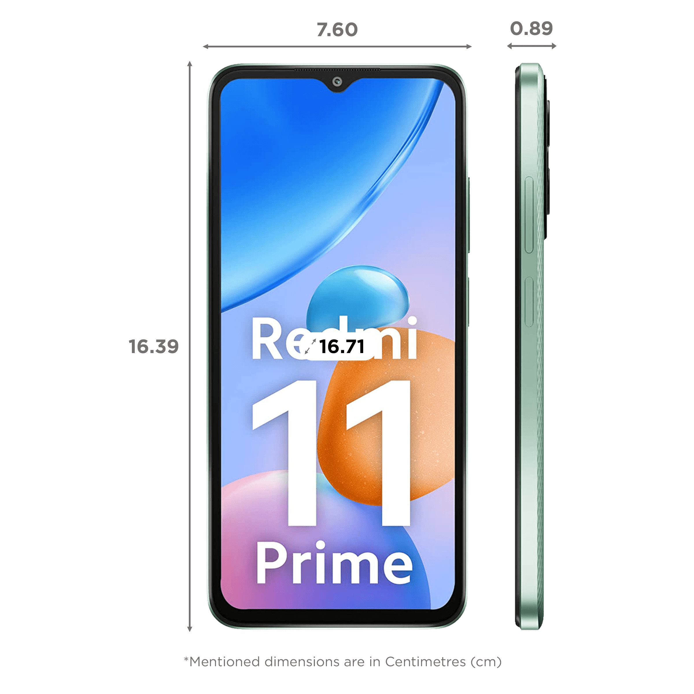 Redmi 11 Prime (6GB RAM, 128GB, Playful Green)