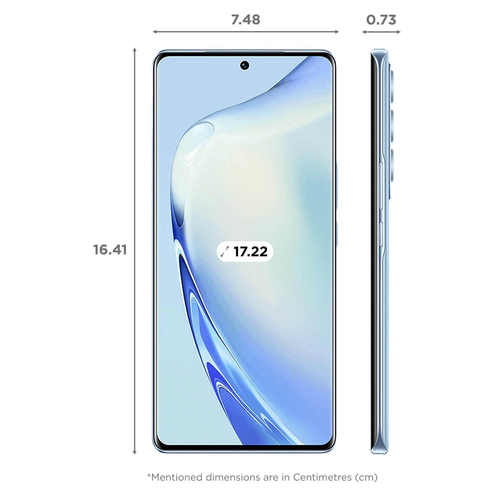 vivo V27 5G (8GB RAM, 128GB, Magic Blue)