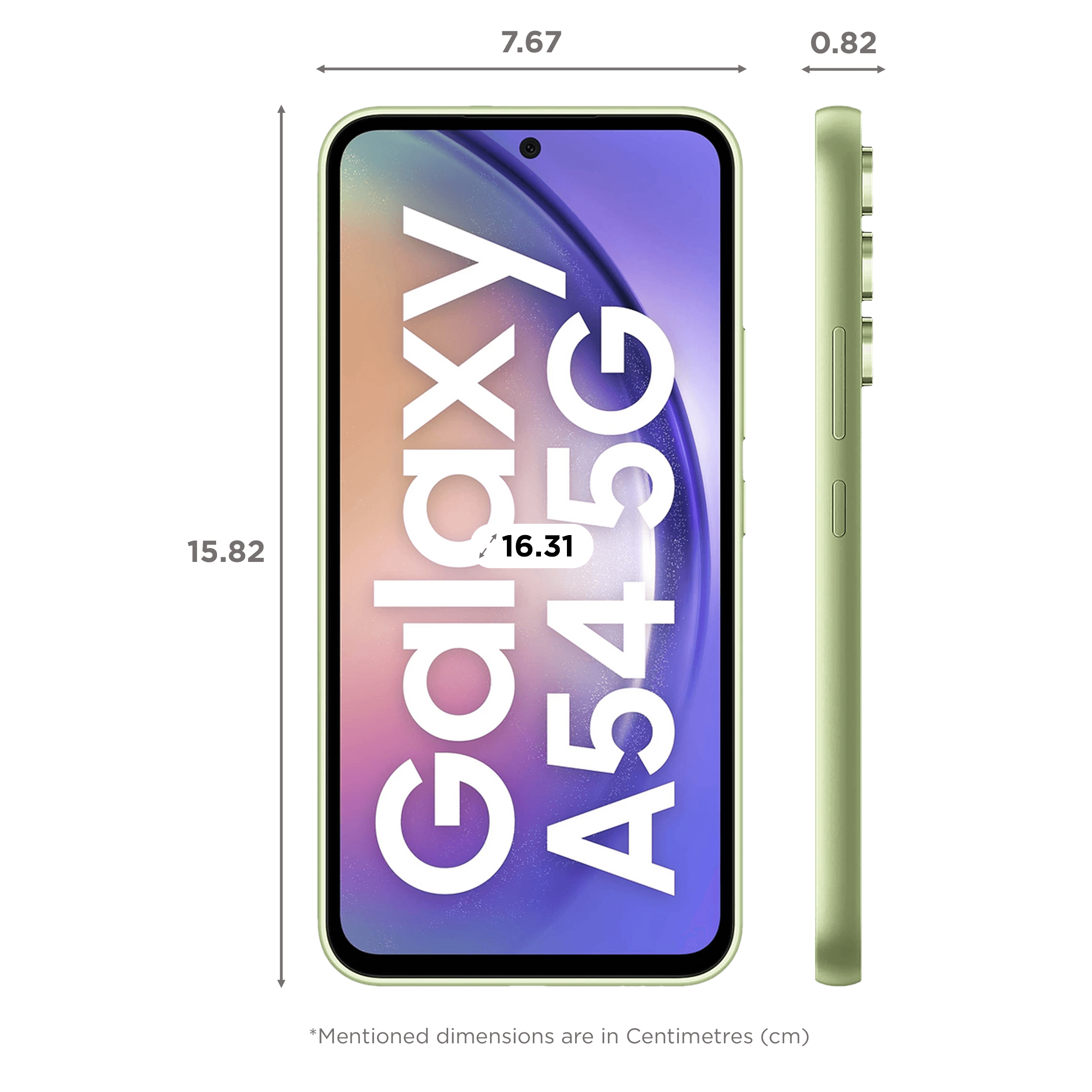 Samsung Galaxy A54 5G (8GB RAM, 256GB, Awesome Lime)