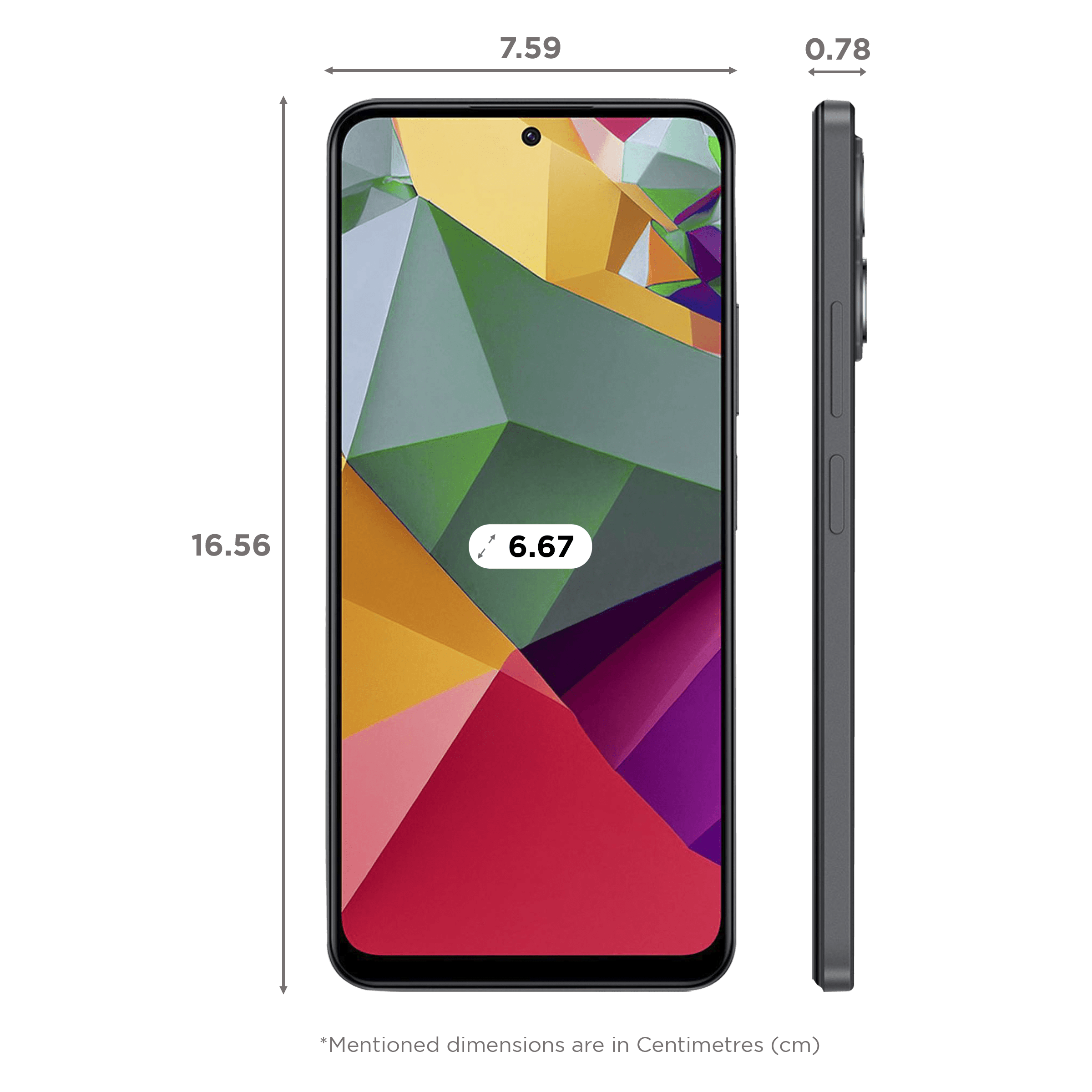 Redmi Note 12 (6GB RAM, 64GB, Lunar Black)