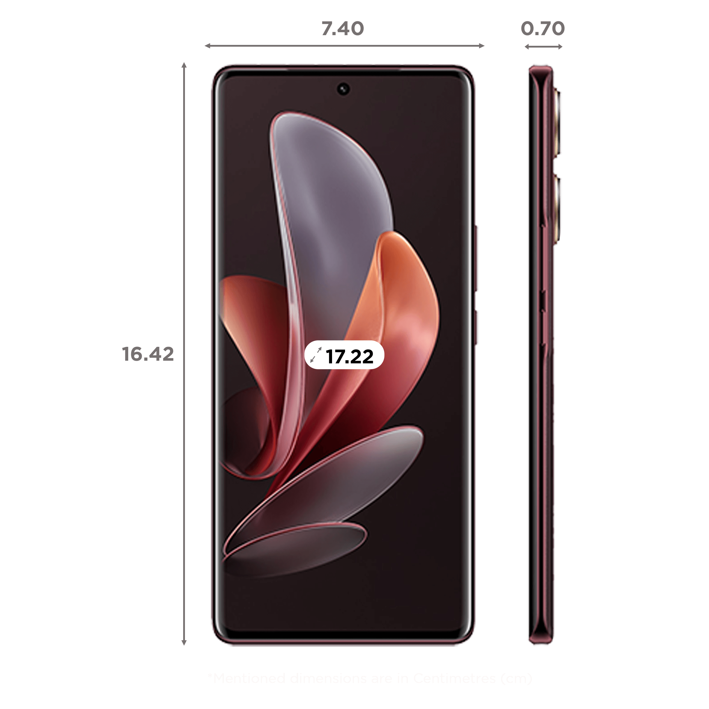 vivo V29e 5G (8GB RAM, 256GB, Artistic Red)