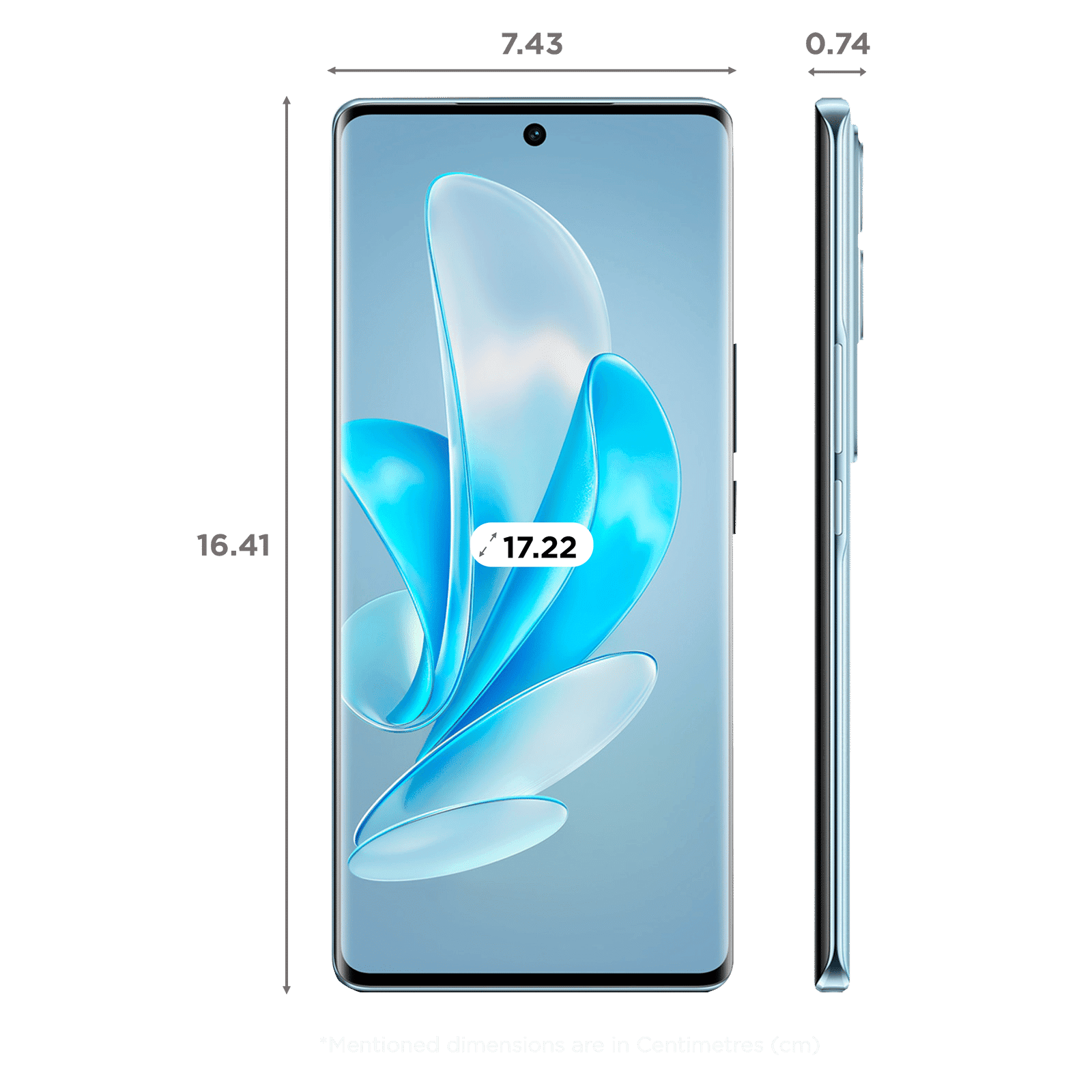 vivo V29 5G (8GB RAM, 128GB, Himalayan Blue)