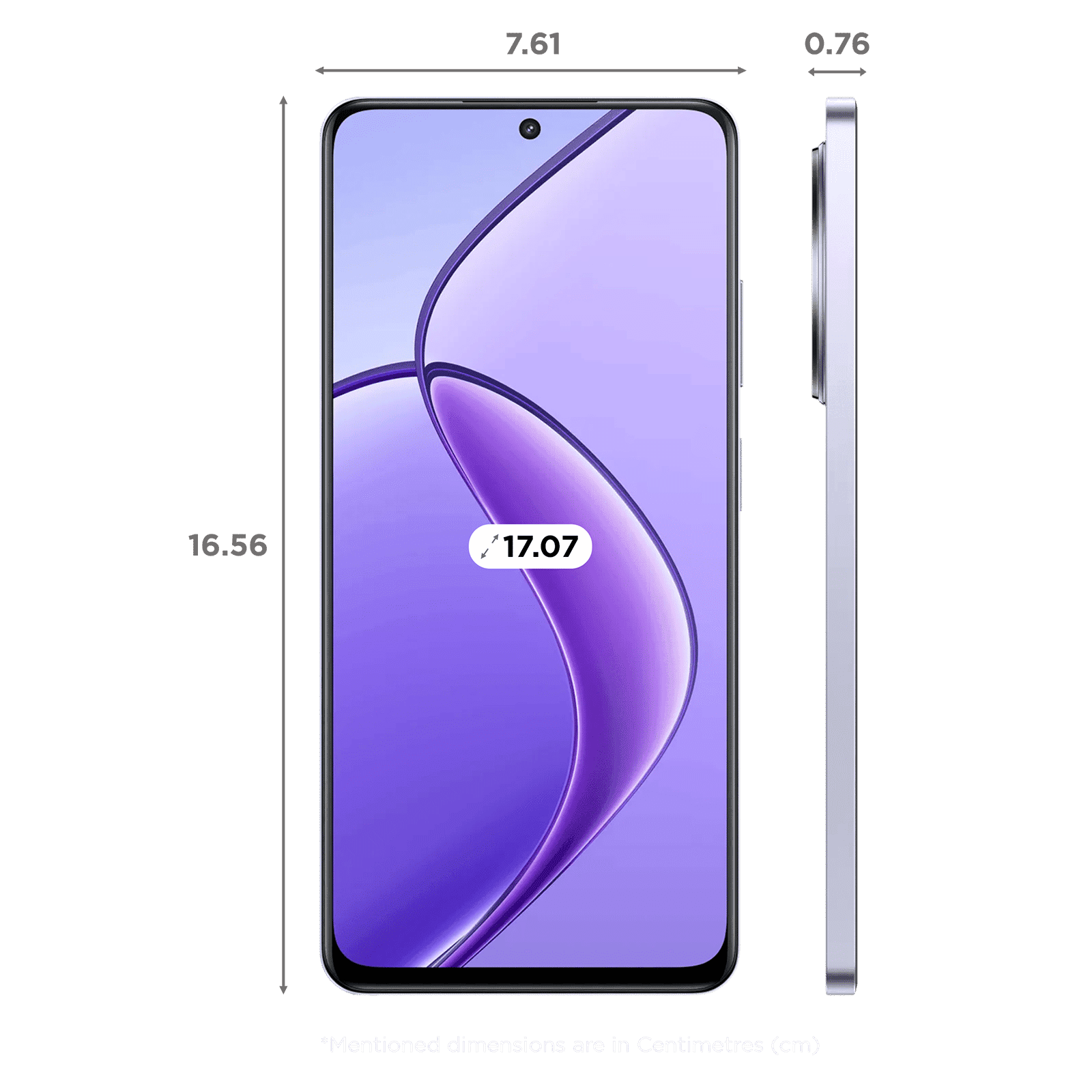 realme 12x 5G (8GB RAM, 128GB, Twilight Purple)