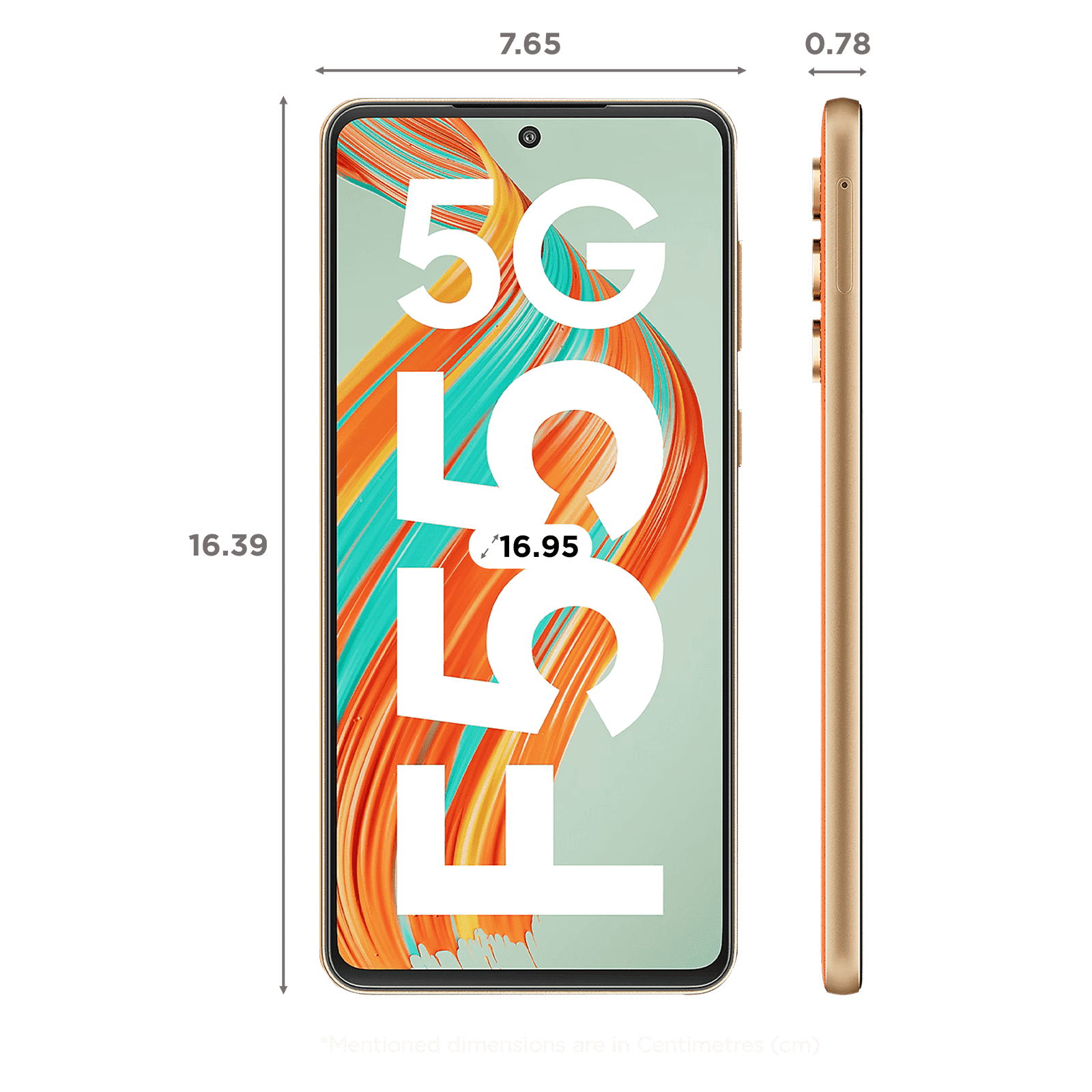 SAMSUNG Galaxy F55 5G (12GB RAM, 256GB, Apricot Crush)